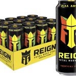 Reign Total Body Fuel, White Gummy Bear, Fitness & Performance Drink, 16 Fl Oz (Pack of 12)